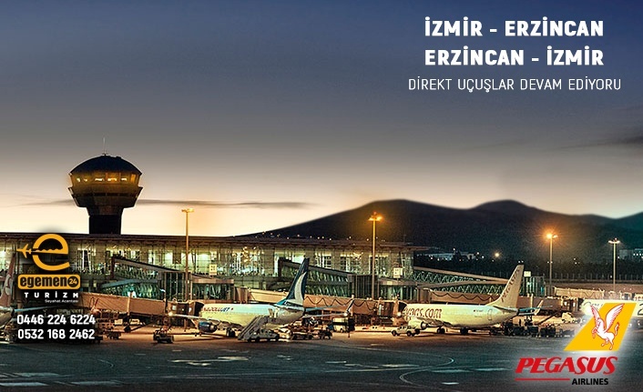 Erzincan İzmir Direkt Uçuşları Başladı